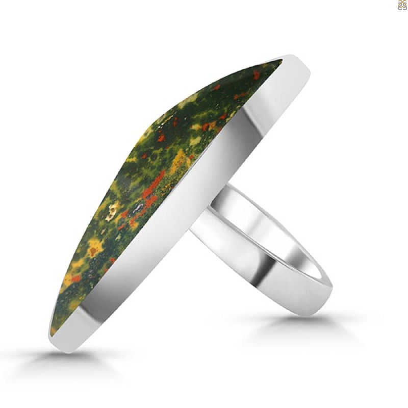 Blood Stone Adjustable Ring-ADJ-R BDS-2-132