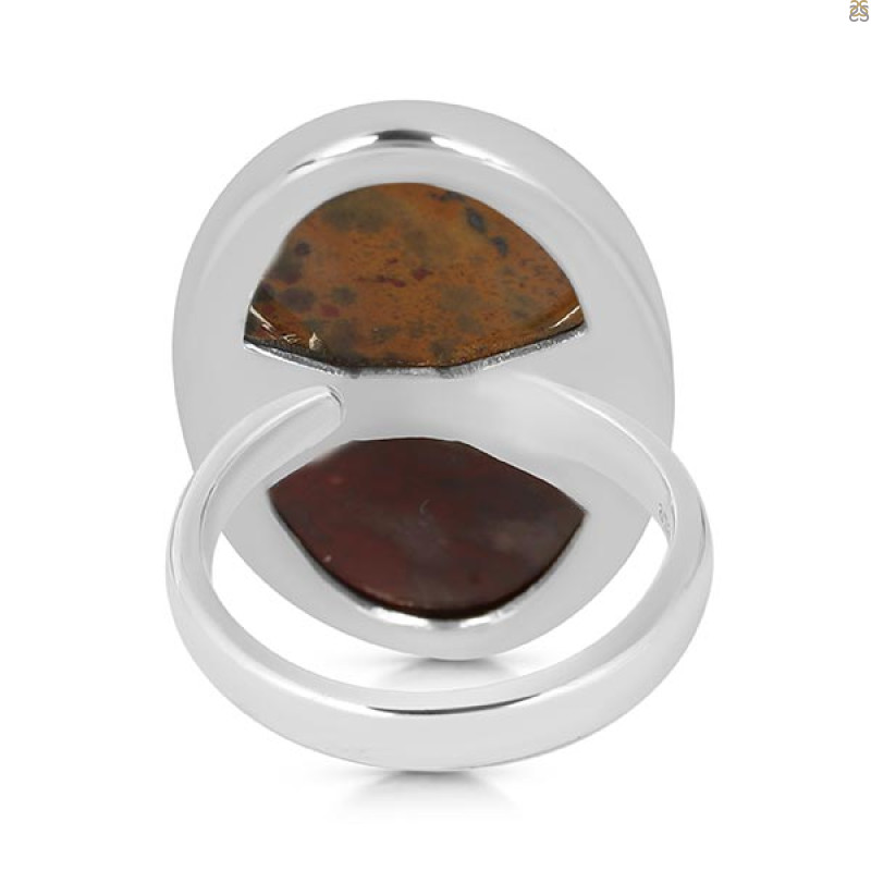 Blood Stone Adjustable Ring-ADJ-R BDS-2-133