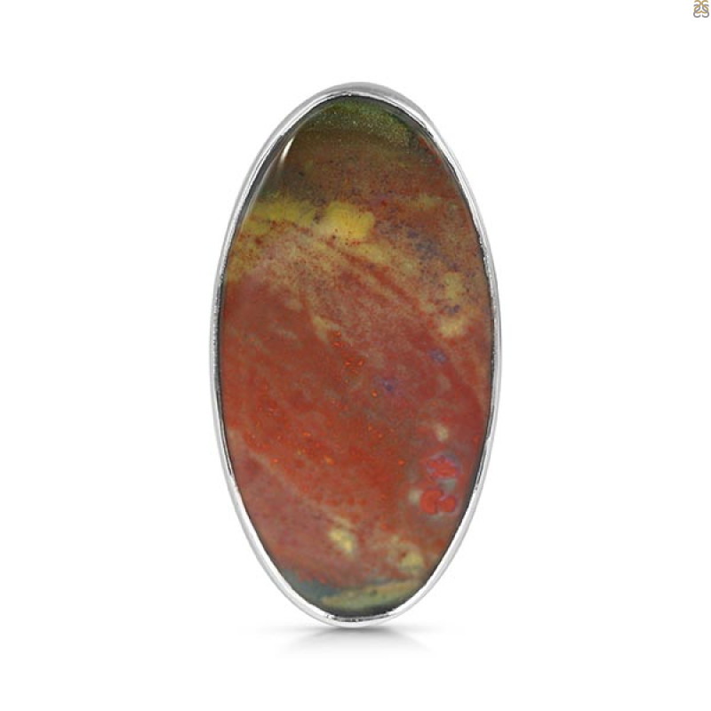 Blood Stone Adjustable Ring-ADJ-R BDS-2-136