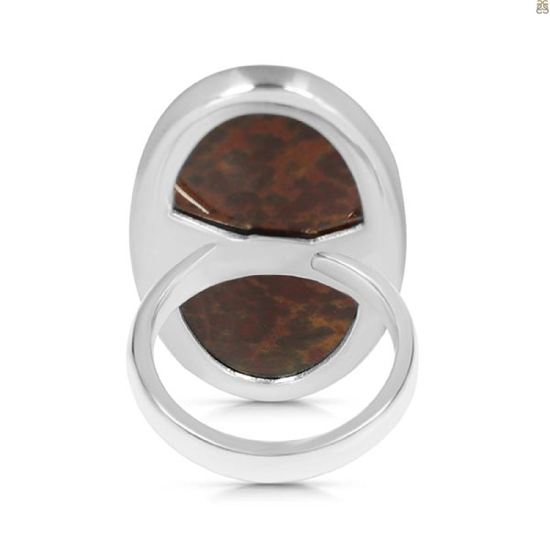 Blood Stone Adjustable Ring-ADJ-R BDS-2-137