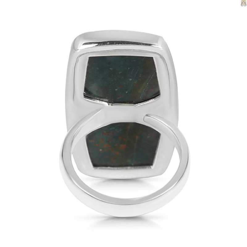 Blood Stone Adjustable Ring-ADJ-R BDS-2-140