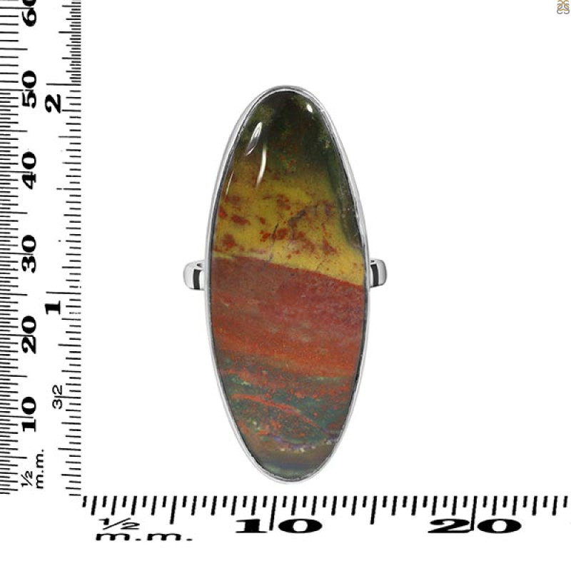 Blood Stone Adjustable Ring-ADJ-R BDS-2-141