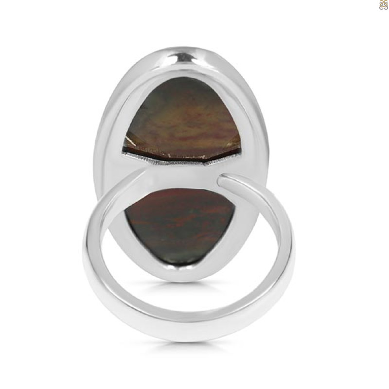 Blood Stone Adjustable Ring-ADJ-R BDS-2-141