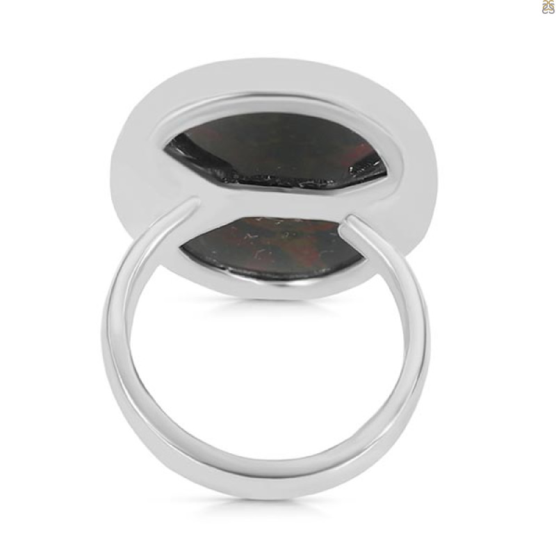 Blood Stone Adjustable Ring-ADJ-R BDS-2-62