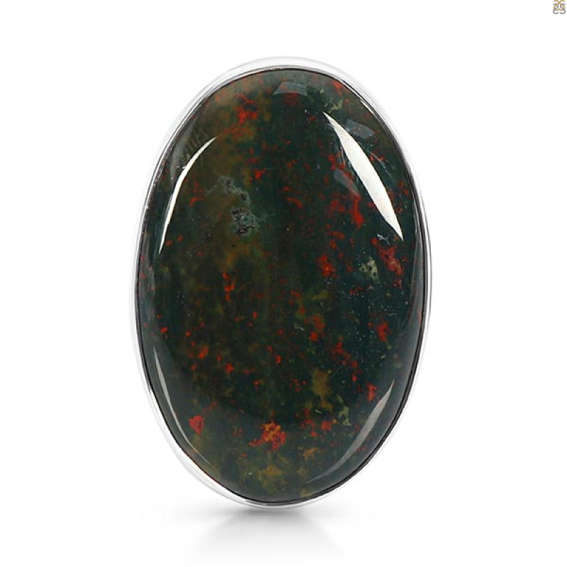 Blood Stone Adjustable Ring-ADJ-R BDS-2-93