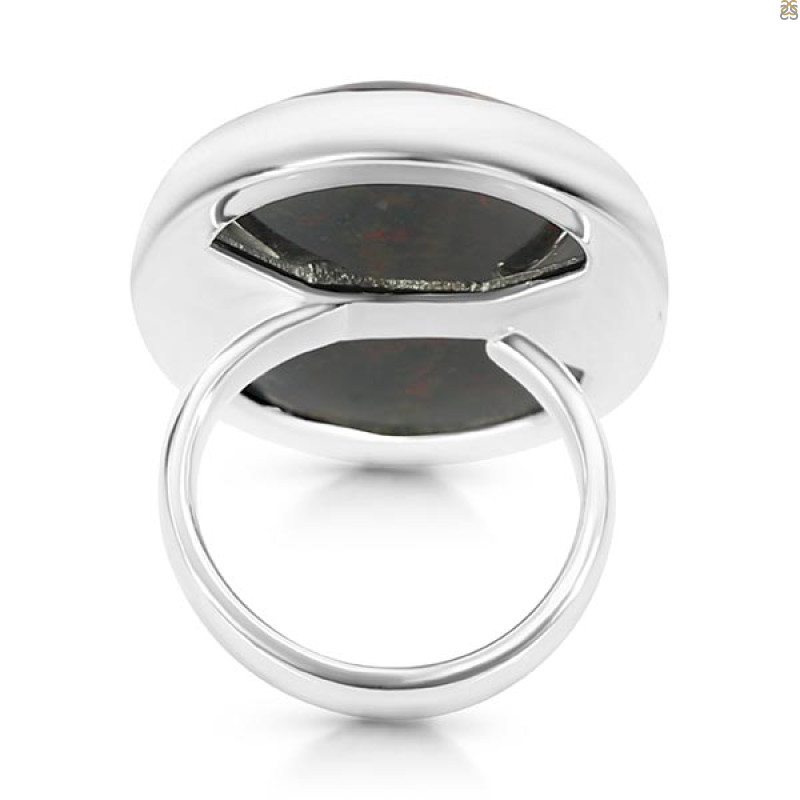Blood Stone Adjustable Ring-ADJ-R BDS-2-93