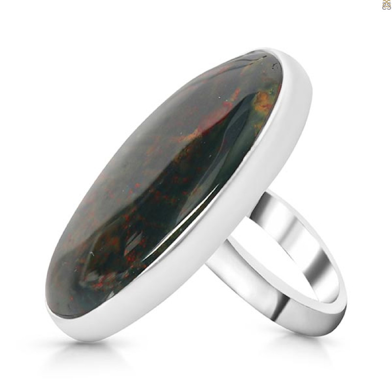 Blood Stone Adjustable Ring-ADJ-R BDS-2-94