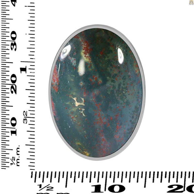 Blood Stone Adjustable Ring-ADJ-R BDS-2-97