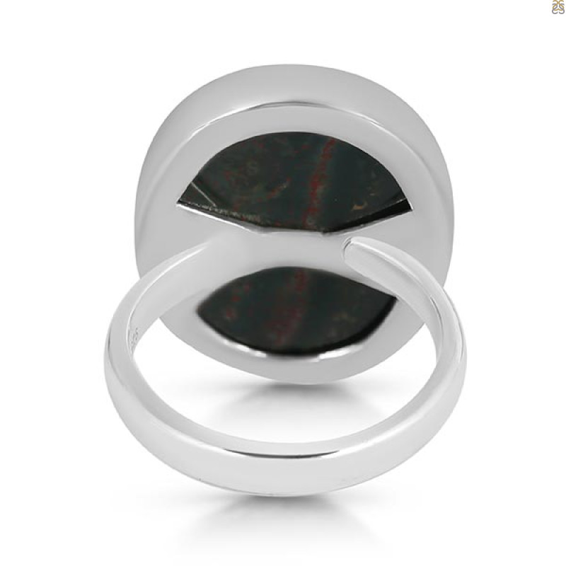 Blood Stone Adjustable Ring-ADJ-R BDS-2-97
