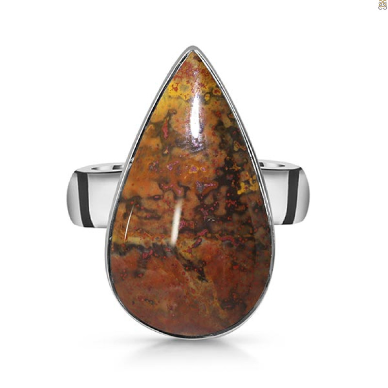 Blood Stone Adjustable Ring-ADJ-R BDS-2-98