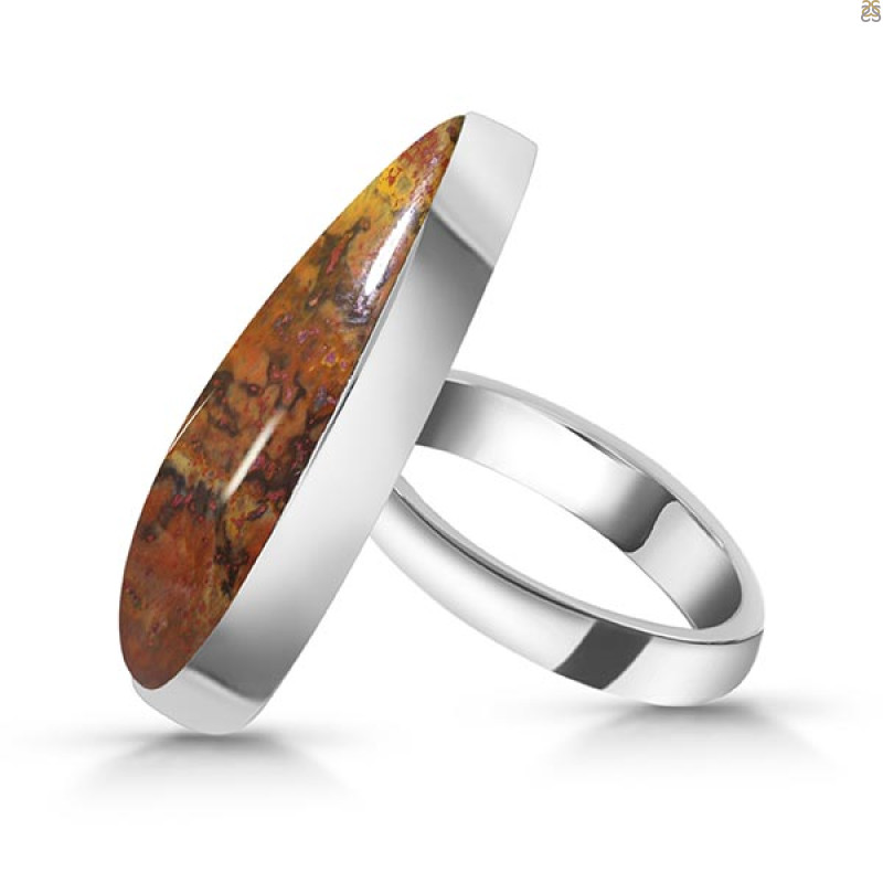 Blood Stone Adjustable Ring-ADJ-R BDS-2-98