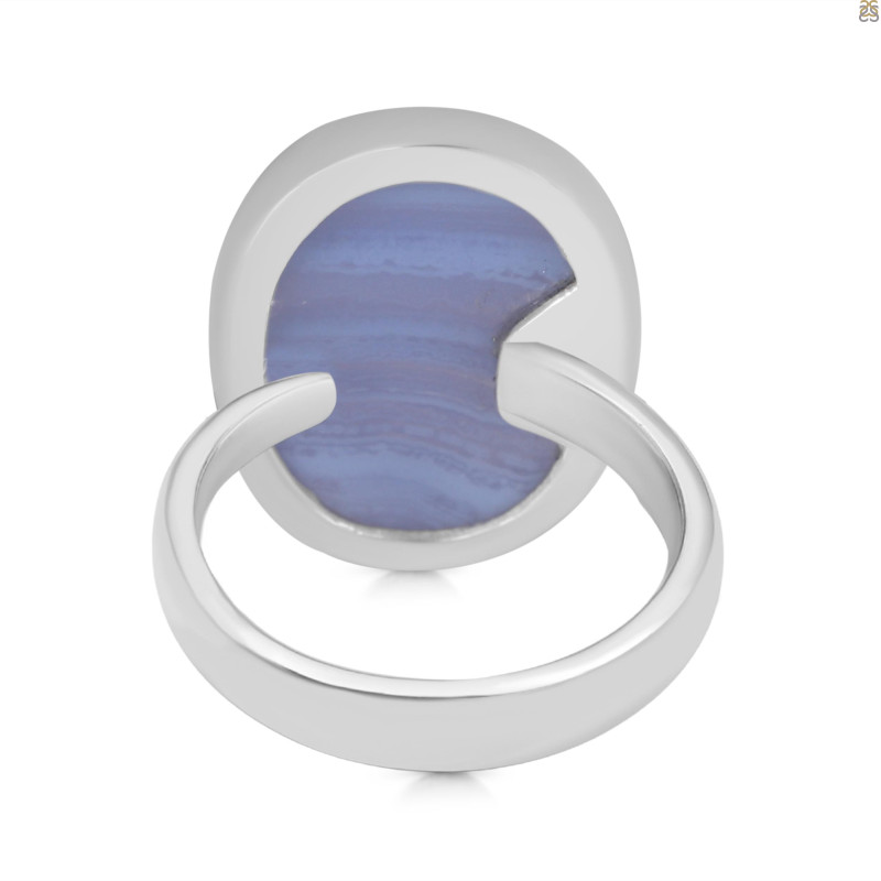 Blue Lace Agate Adjustable Ring-ADJ-R BLA-2-190