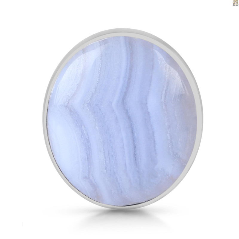 Blue Lace Agate Adjustable Ring-ADJ-R BLA-2-192