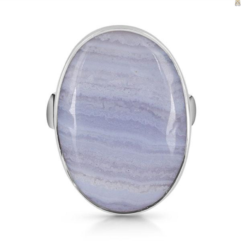Blue Lace Agate Adjustable Ring-ADJ-R BLA-2-67