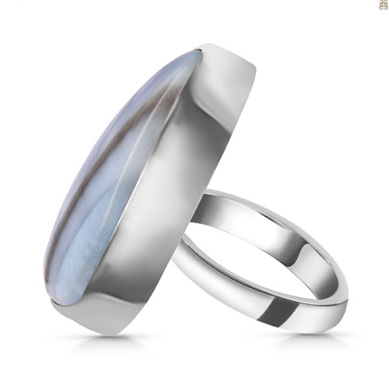 Blue Opal Adjustable Ring-ADJ-R BLO-2-59