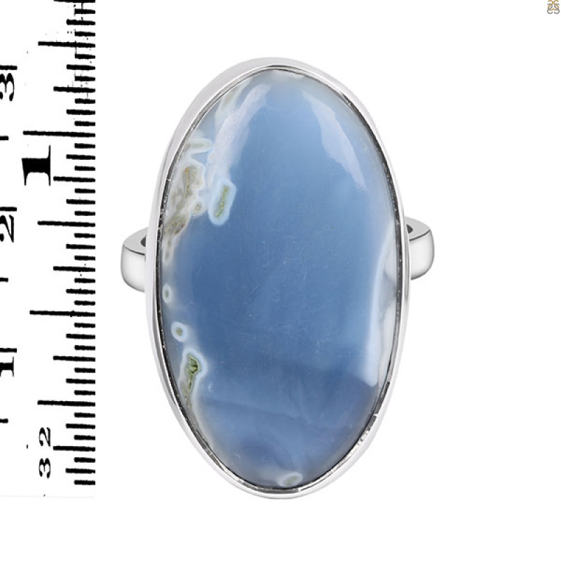 Blue Opal Adjustable Ring-ADJ-R BLO-2-61