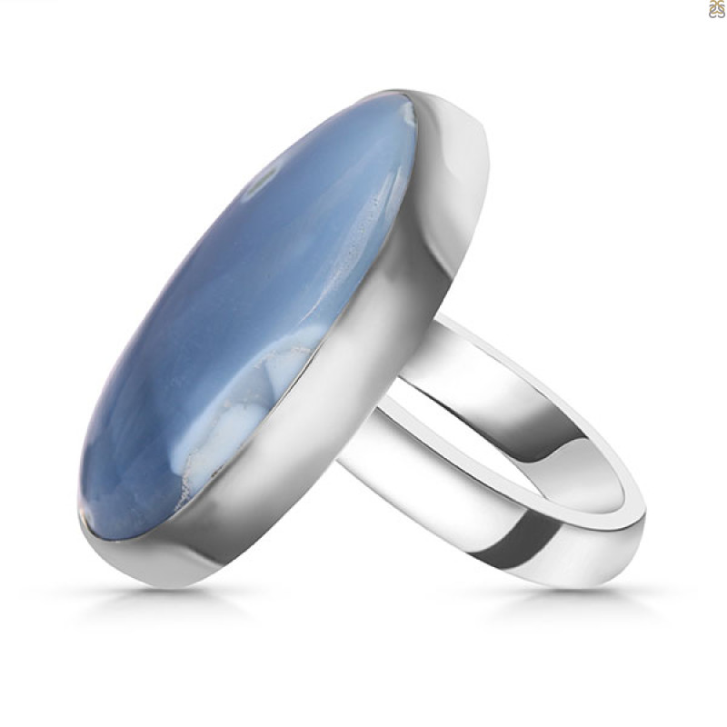 Blue Opal Adjustable Ring-ADJ-R BLO-2-61
