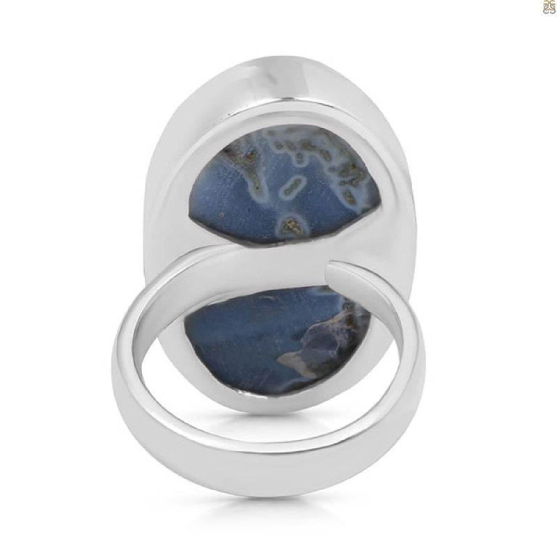 Blue Opal Adjustable Ring-ADJ-R BLO-2-61