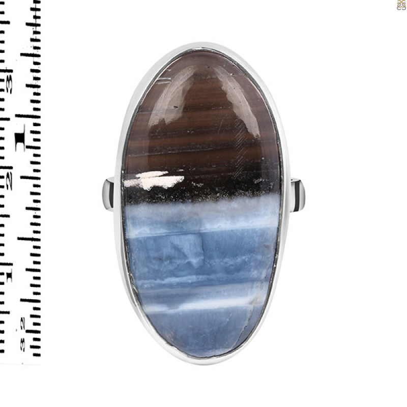 Blue Opal Adjustable Ring-ADJ-R BLO-2-67