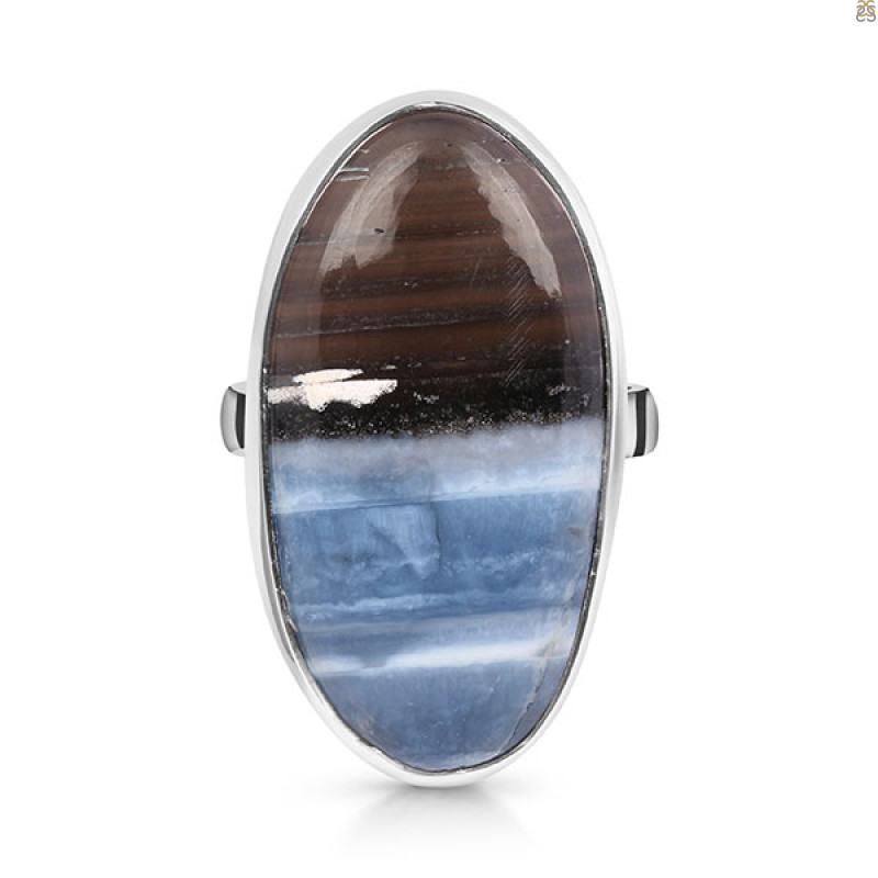 Blue Opal Adjustable Ring-ADJ-R BLO-2-67