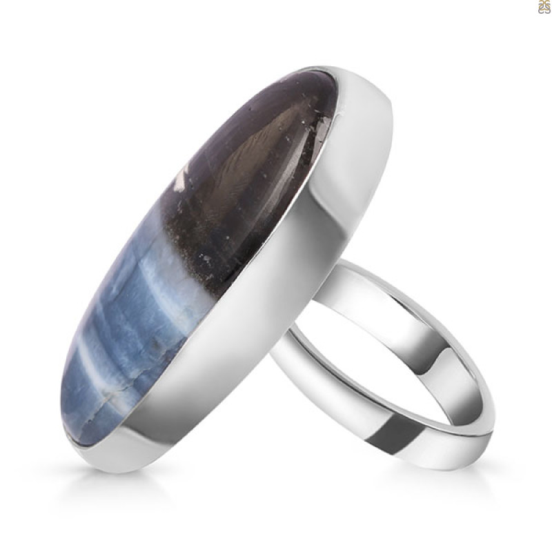 Blue Opal Adjustable Ring-ADJ-R BLO-2-67