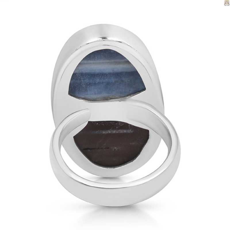 Blue Opal Adjustable Ring-ADJ-R BLO-2-67