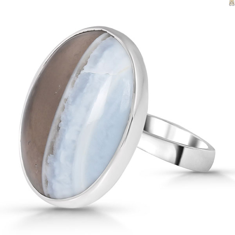 Blue Opal Adjustable Ring-ADJ-R BLO-2-7