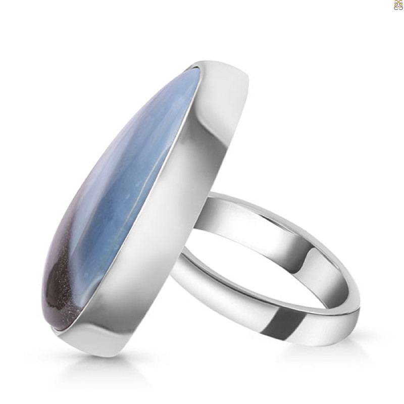 Blue Opal Adjustable Ring-ADJ-R BLO-2-70