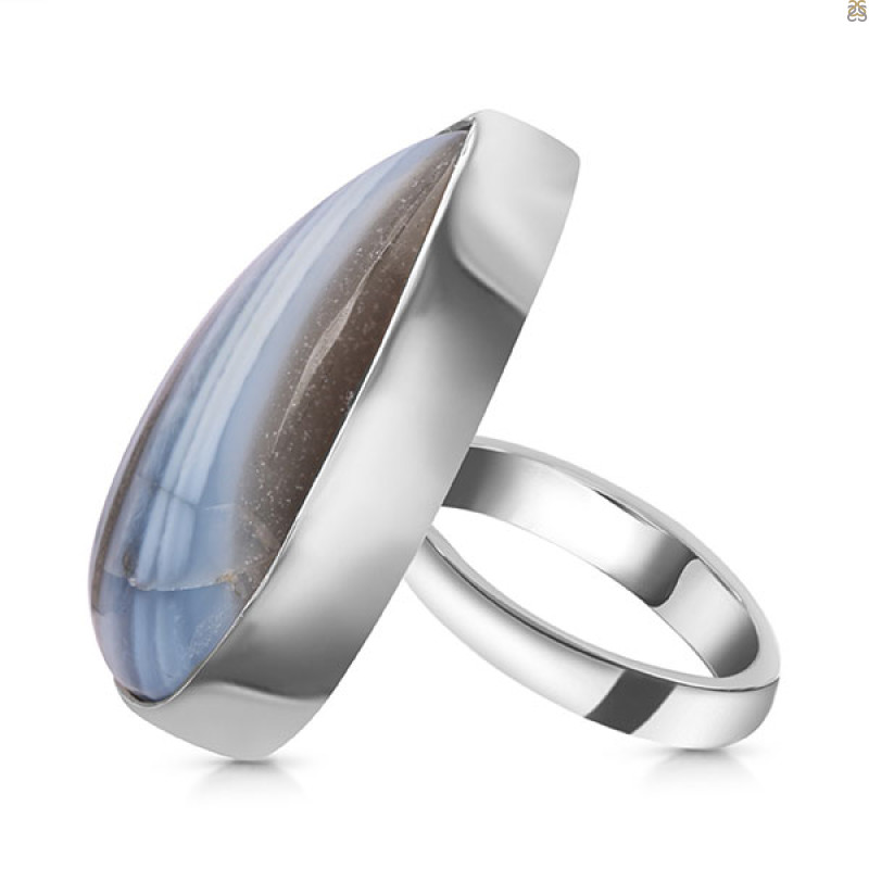 Blue Opal Adjustable Ring-ADJ-R BLO-2-71
