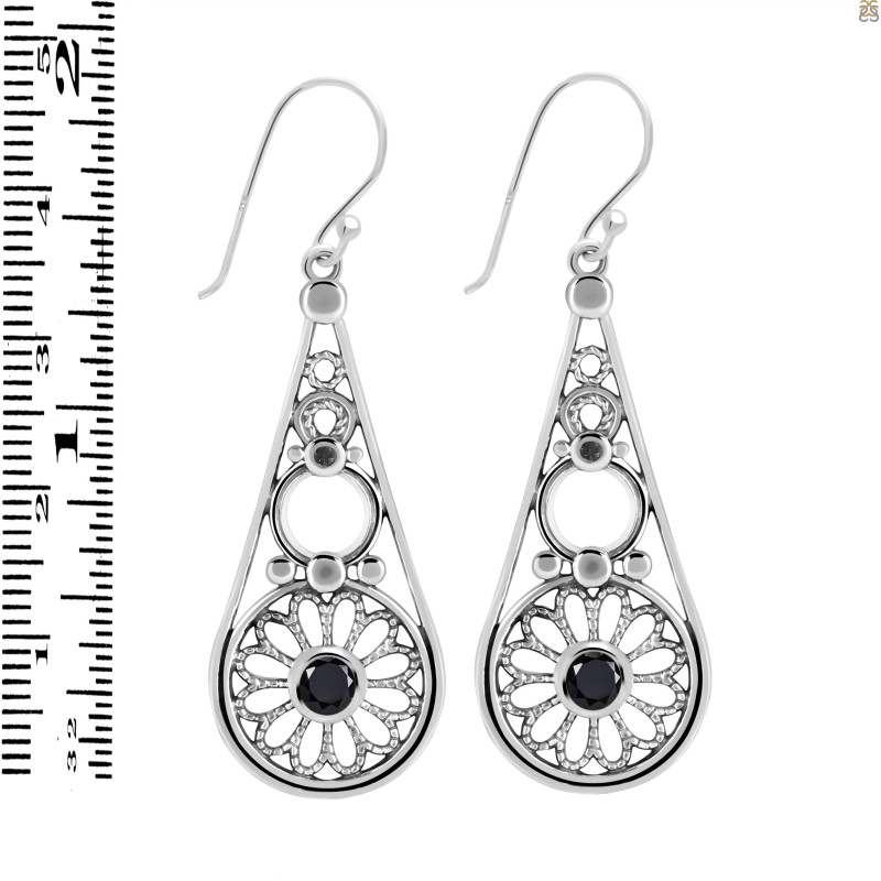 Black Tourmaline Earring BLS-RDE-572.