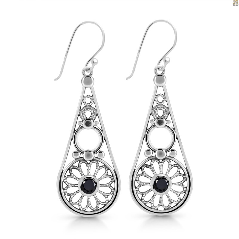 Black Tourmaline Earring BLS-RDE-572.