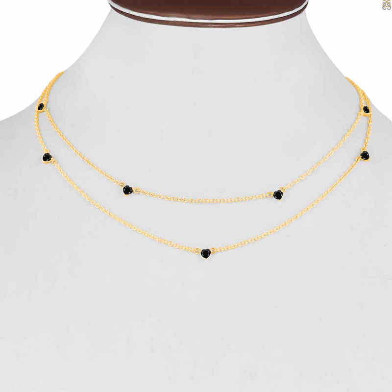 Black Tourmaline Necklace BLS-RDN-388.
