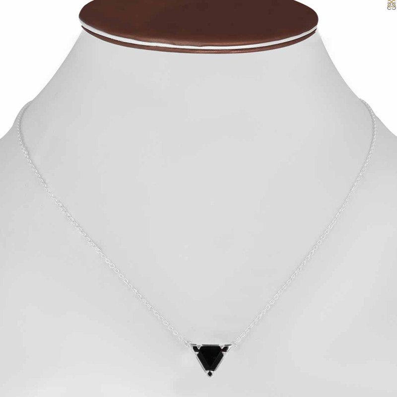 Black Tourmaline Necklace BLS-RDN-398.