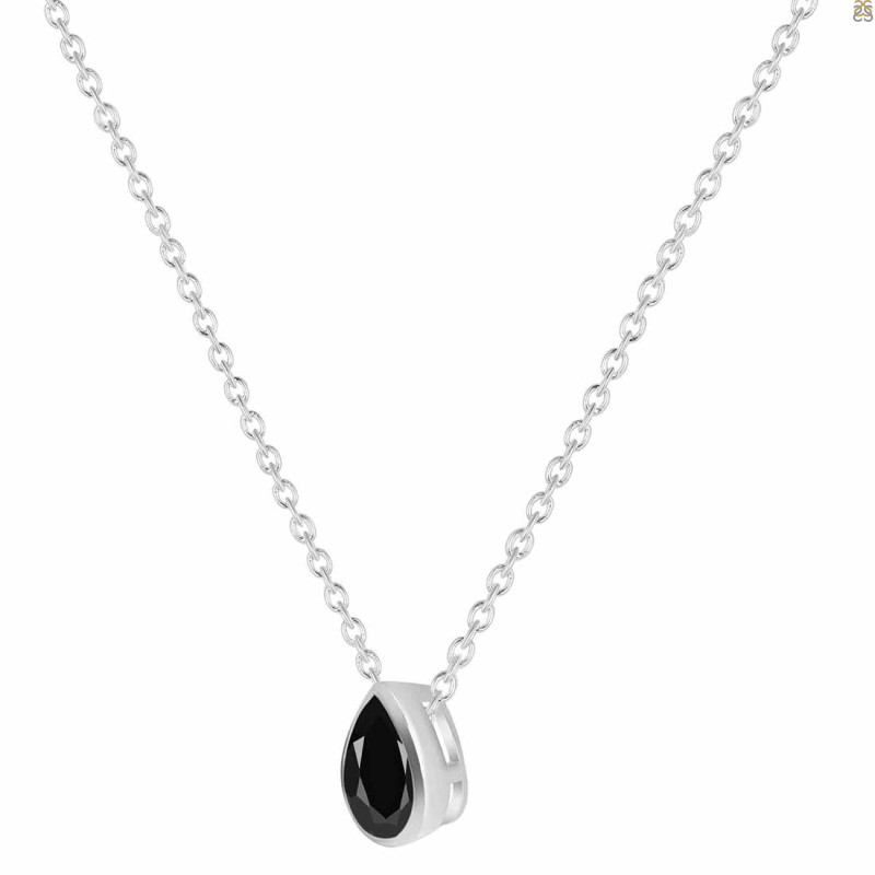 Black Tourmaline Necklace BLS-RDN-410.
