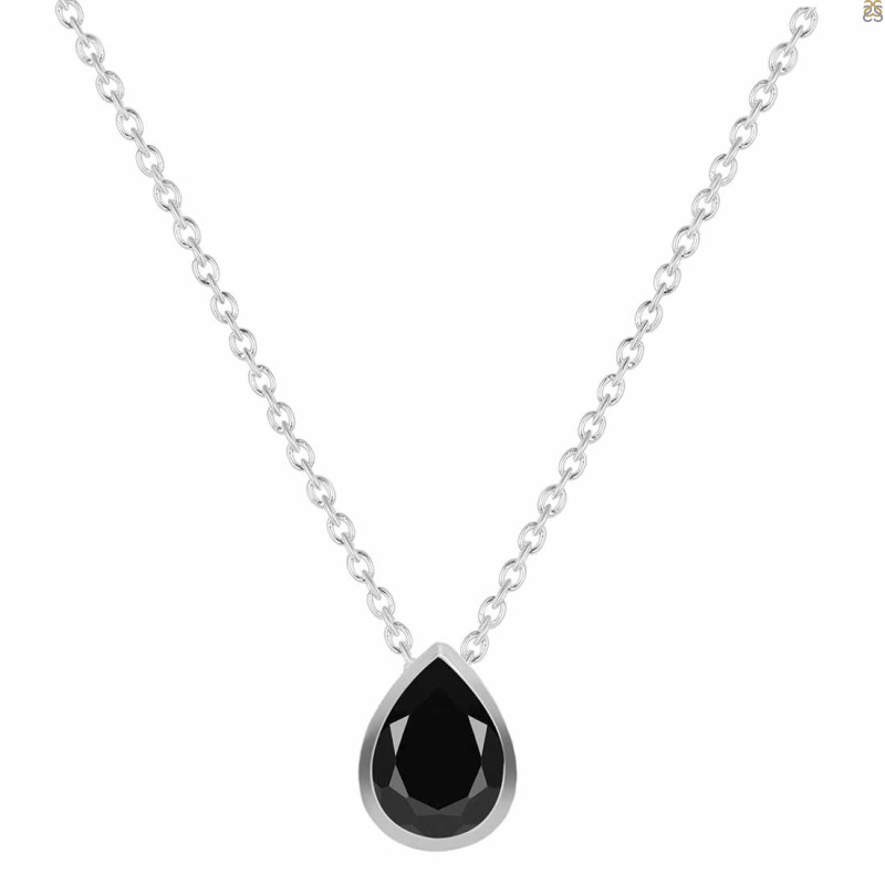 Black Tourmaline Necklace BLS-RDN-450.