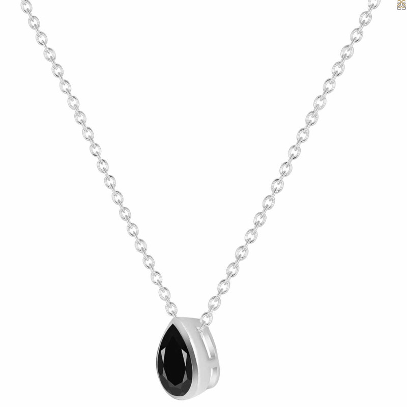 Black Tourmaline Necklace BLS-RDN-450.