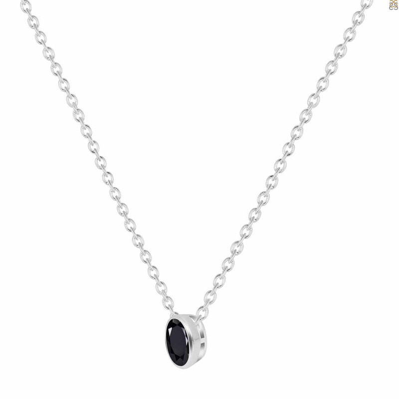 Black Tourmaline Necklace BLS-RDN-453.