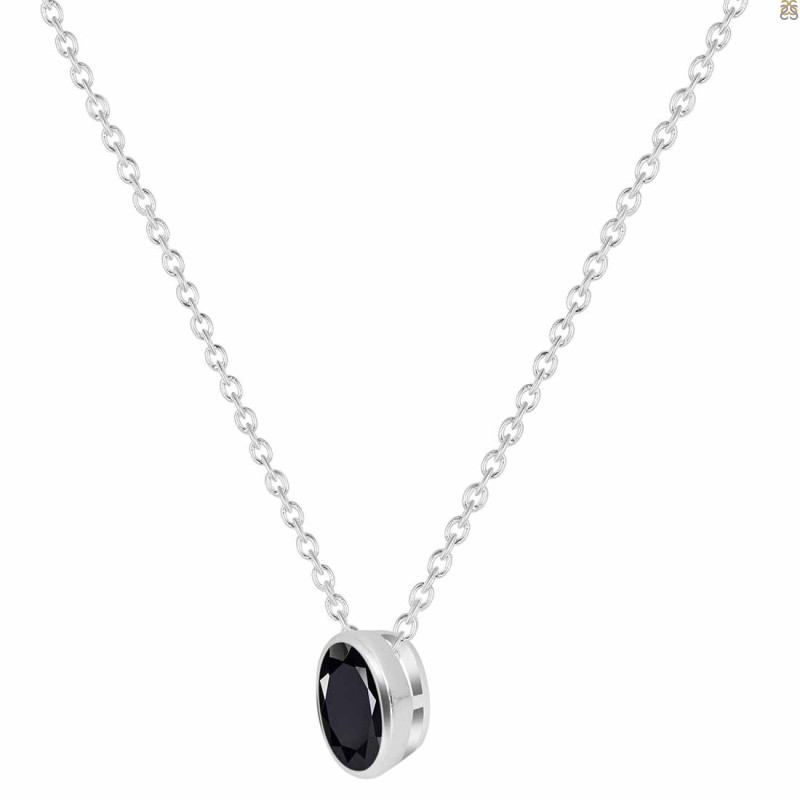 Black Tourmaline Necklace BLS-RDN-455.