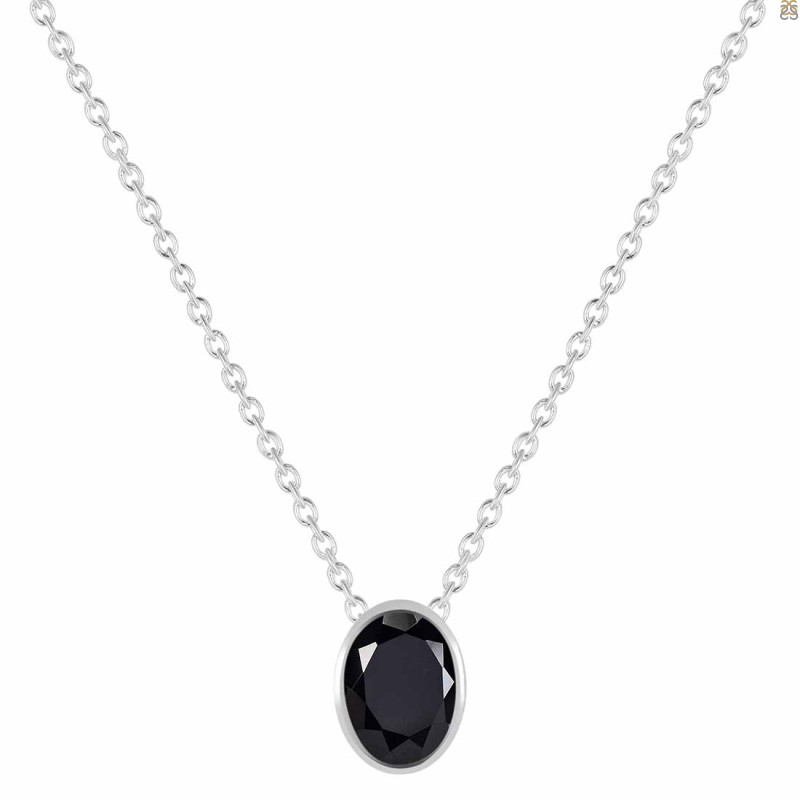 Black Tourmaline Necklace BLS-RDN-456.