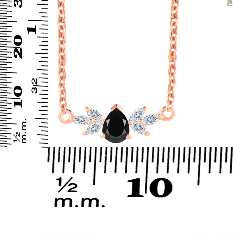 Black Tourmaline Necklaces BLS-RDN-471.