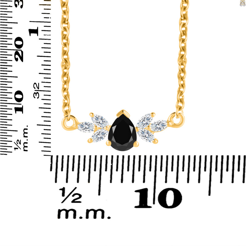 Black Tourmaline Necklaces BLS-RDN-471.