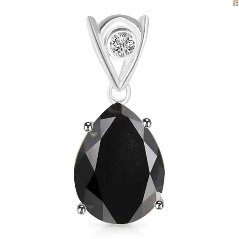 Black Tourmaline Pendant BLS-RDP-481-V-LOOP.