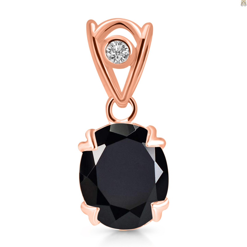 Black Tourmaline Pendant BLS-RDP-750-V-LOOP.