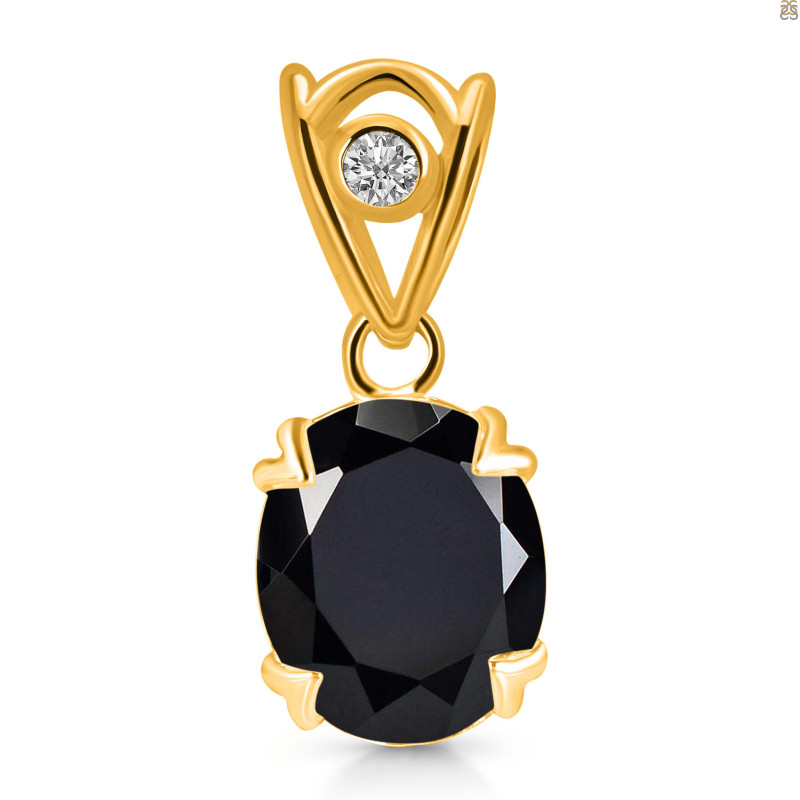 Black Tourmaline Pendant BLS-RDP-750-V-LOOP.