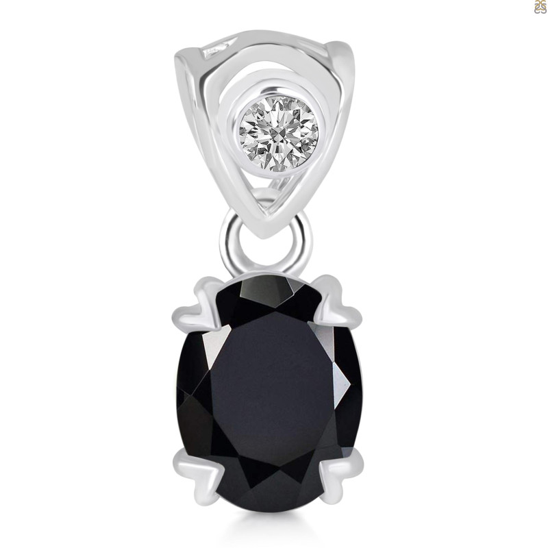 Black Tourmaline Pendant BLS-RDP-762-V-LOOP.
