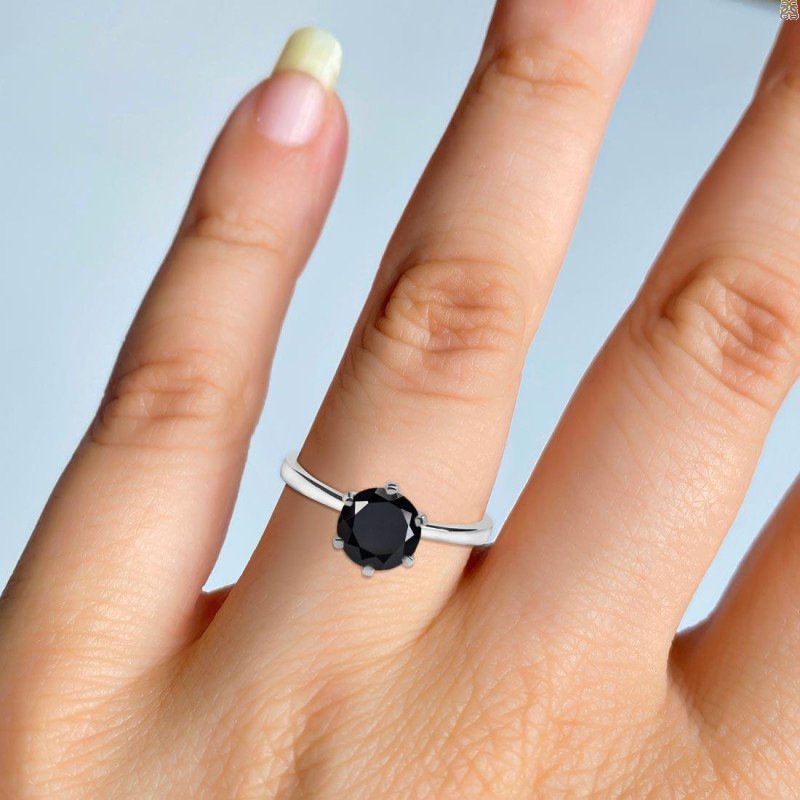 Black Tourmaline Ring BLS-RDR-1789.