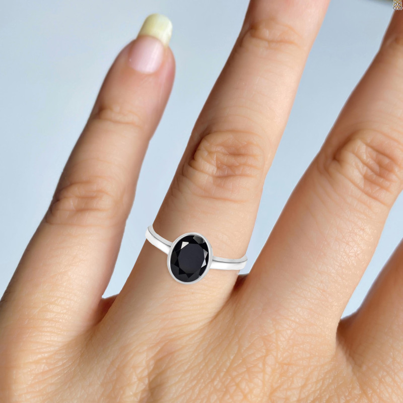 Black Tourmaline Ring BLS-RDR-1882.