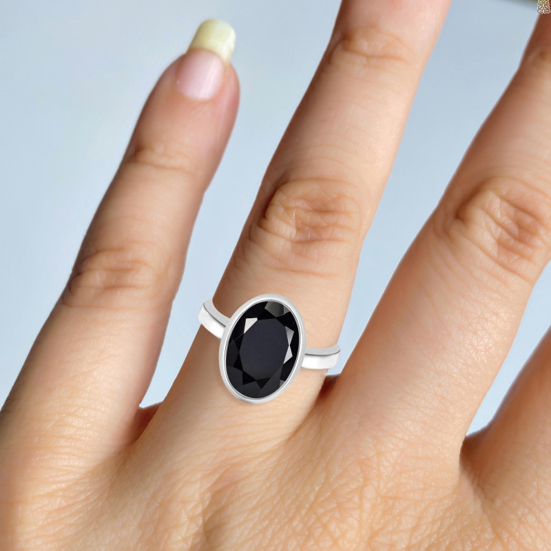 Black Tourmaline Ring BLS-RDR-1892.