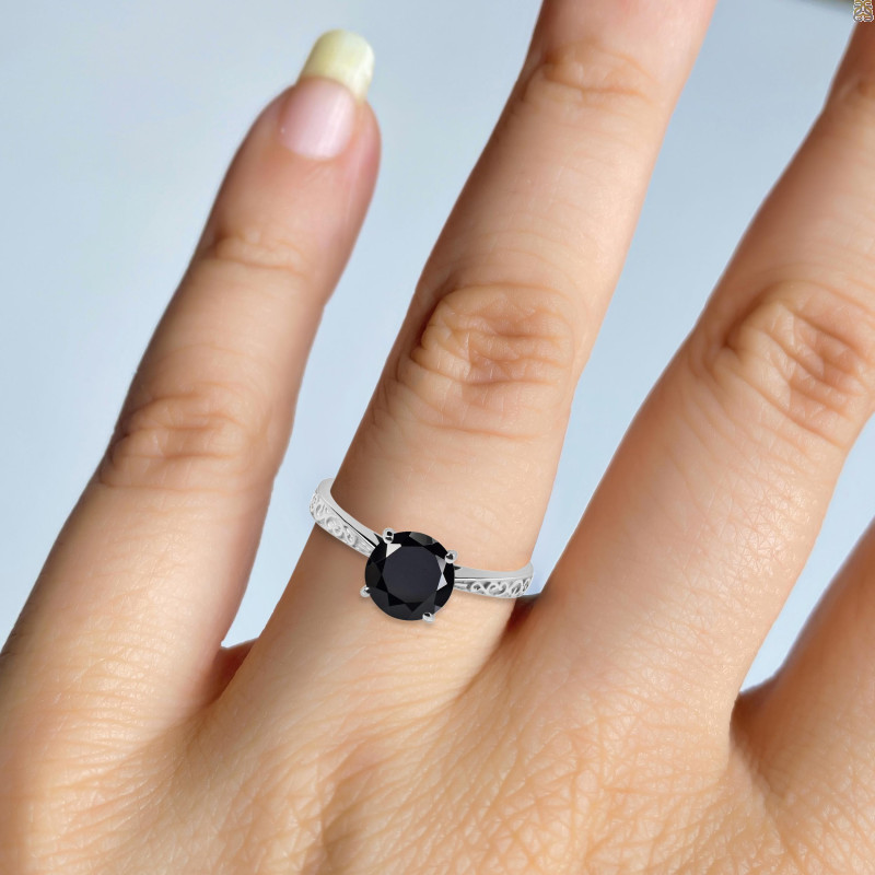 Black Tourmaline Ring BLS-RDR-1931.