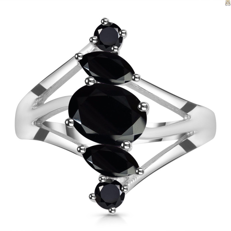 Black Tourmaline Ring BLS-RDR-2063.